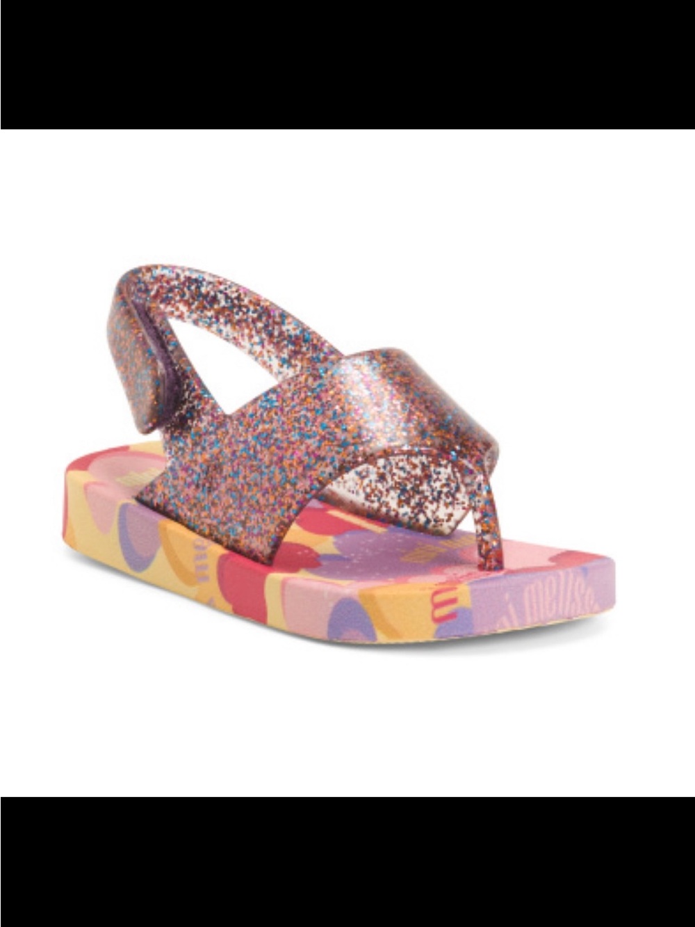 Mini Melissa Shiny Flip Flops